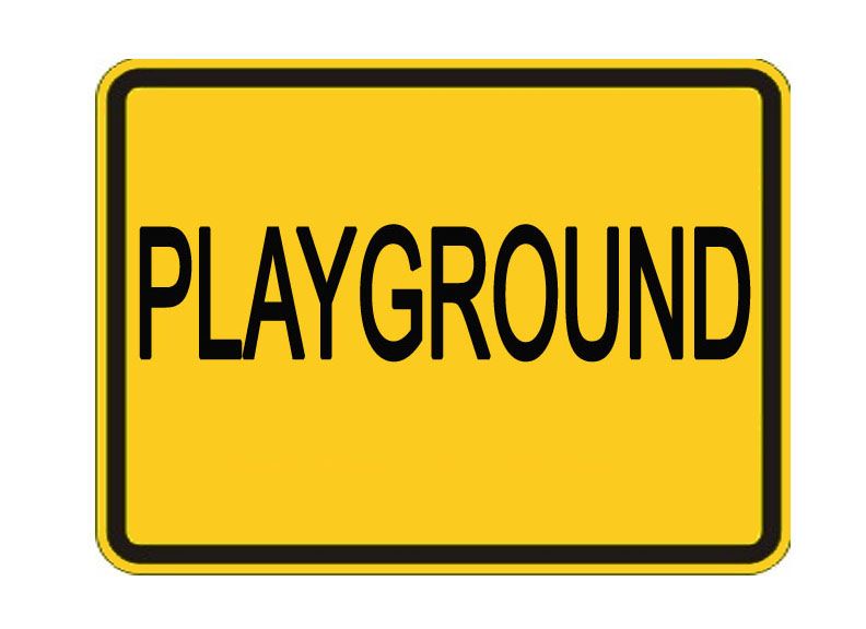 Playground Sign
