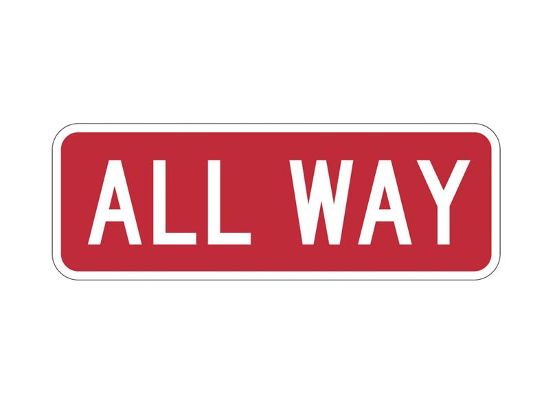 Picture of R1-4 All Way Sign