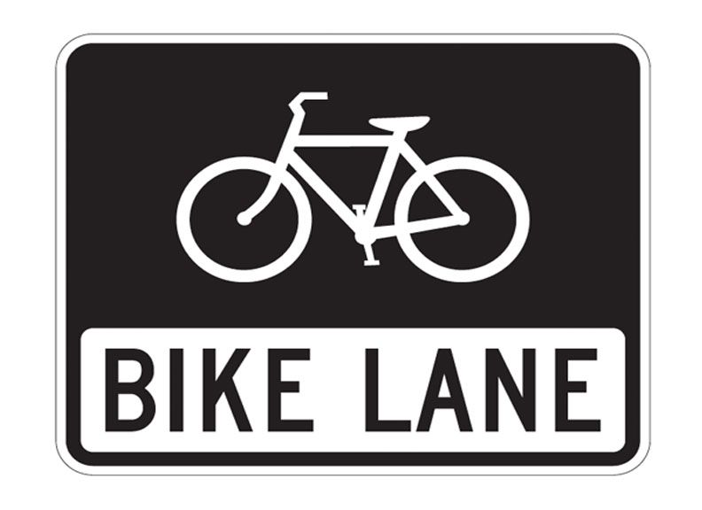 Bike Lane Signs