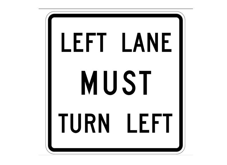 R3-7L Left Lane Turn Left