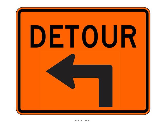 M4-9LX Detour Left