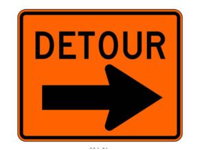 M4-9R Detour Right