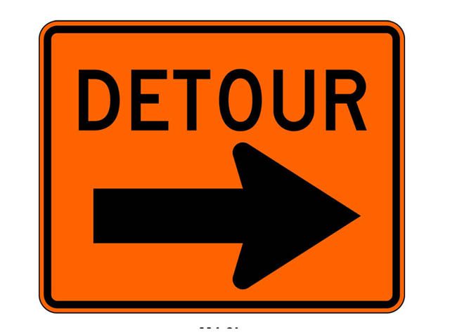 M4-9R Detour Right