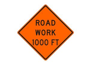 W20-1b Road Work 1000 FT