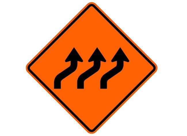 W24-1LL(mod) Lane Shift (Symbol)