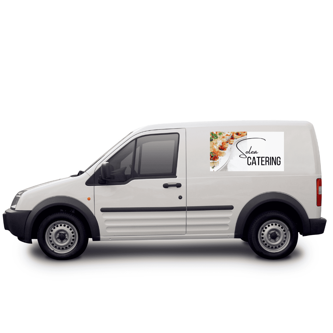 vehicle magnet for catering service