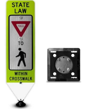 Picture of In-Street Pedestrian Crosswalk Signs