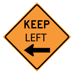 Keep Left R4-7-LT