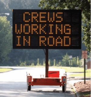 Picture of CMS-T331 3-Line Message