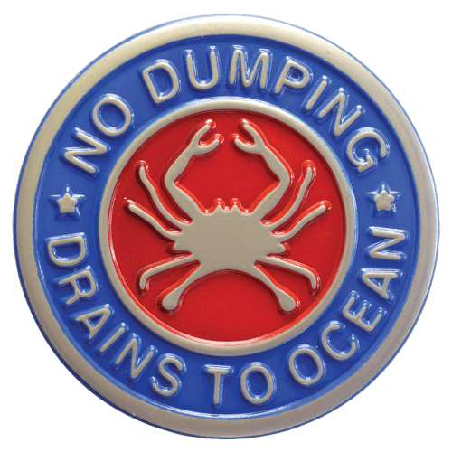 Picture of Red Crab Drains to Ocean